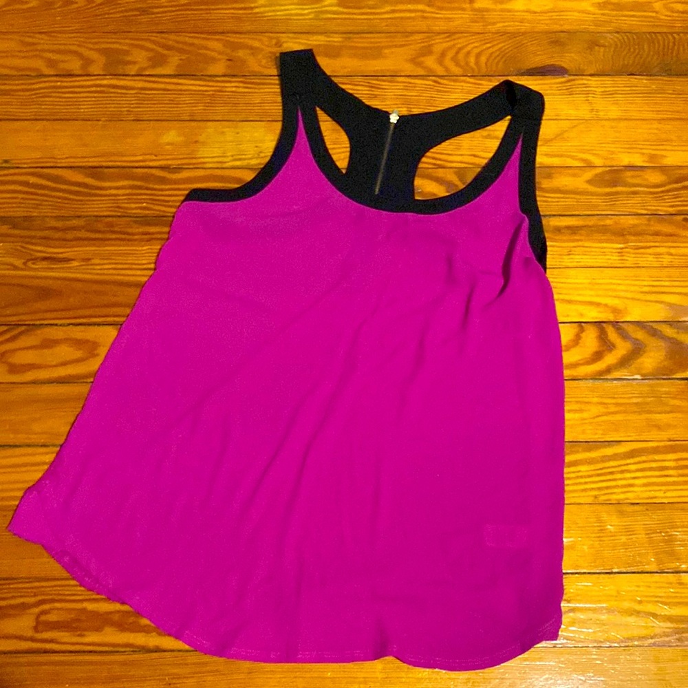 Express purple and black tank